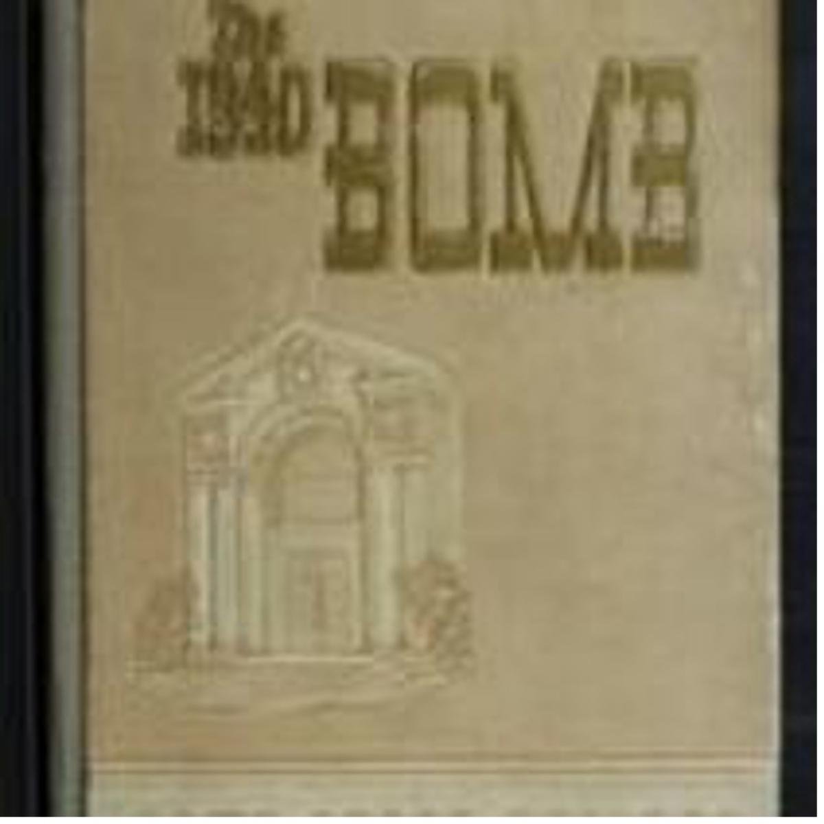 cover of the 1940 Bomb ISU yearbook