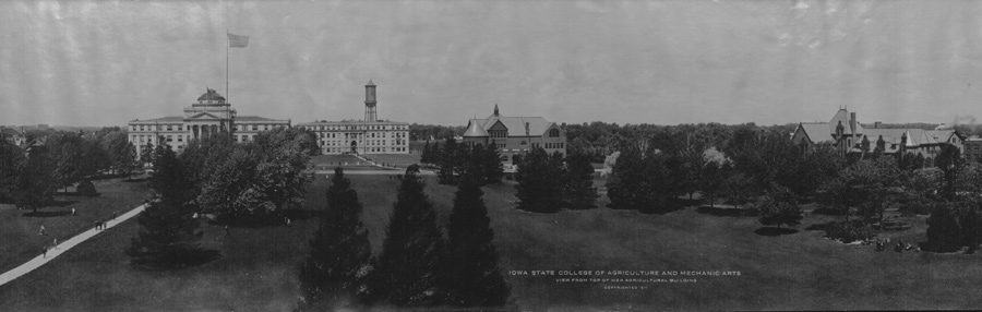 Ames Iowa 42 Panorama photo c1911 Iowa State College